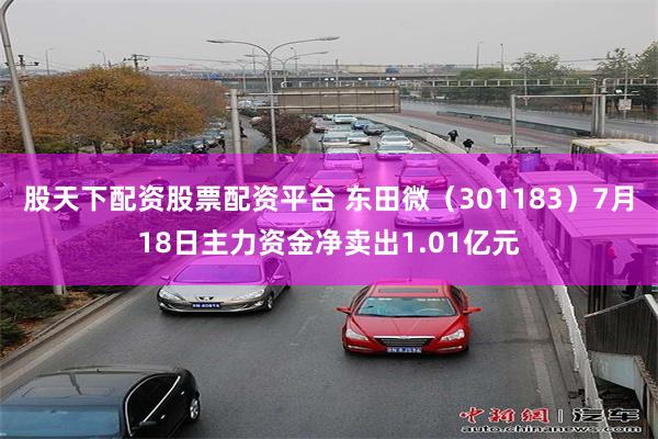 股天下配资股票配资平台 东田微（301183）7月18日主力资金净卖出1.01亿元