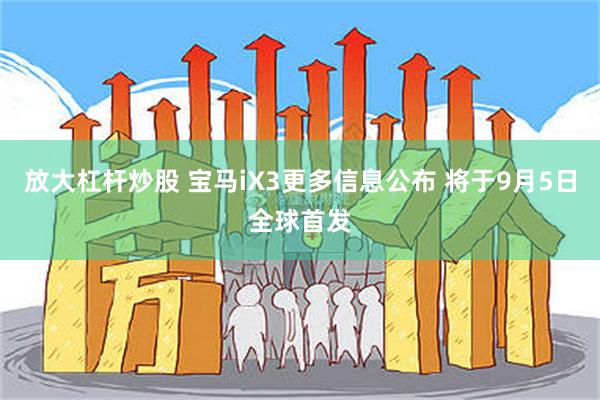 放大杠杆炒股 宝马iX3更多信息公布 将于9月5日全球首发