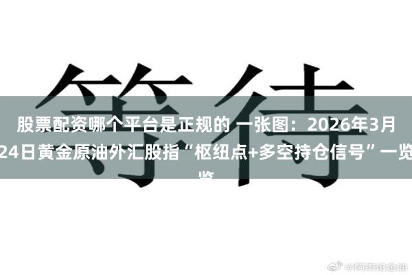股票配资哪个平台是正规的 一张图：2026年3月24日黄金原油外汇股指“枢纽点+多空持仓信号”一览